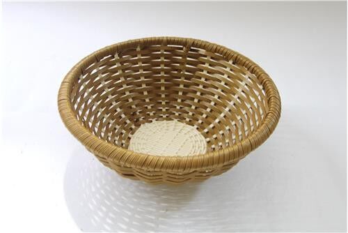 Globy Rattan Dokuma Plastik Dikdörtgen Ekmek Sepeti, Ekmeklik 30x10 cm
