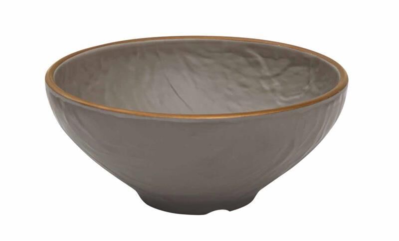 Globy Açık Büfe Yuvarlak Kase Gold 22x22x9 cm