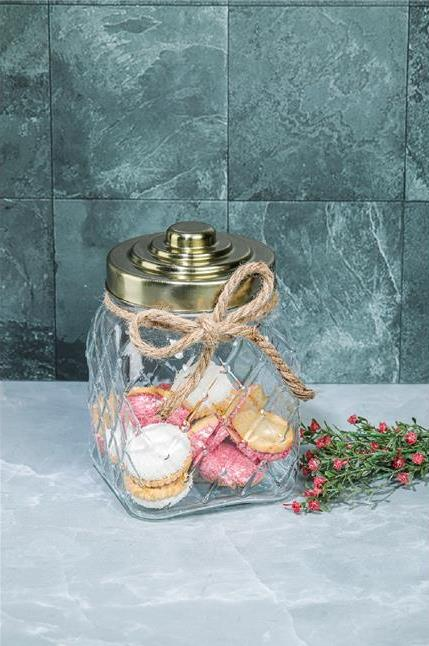 Cooker CKR-2267 Cam Kavanoz Nostalji Altın 20 cm