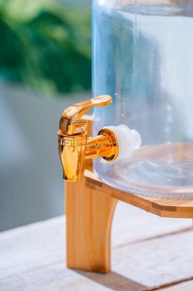 Acar Bambu Standlı Cam Sebil 3 Lt