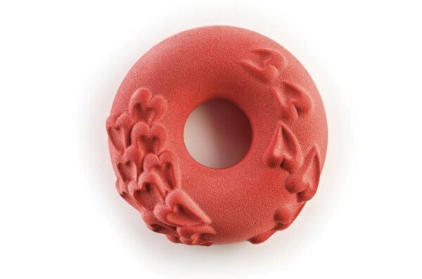 Silikomart PASSIONE Yuvarlak Kalp Desen Silikon Pasta Kalıbı 20,3 cm  - 20.443.13.0065