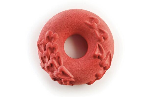Silikomart PASSIONE Yuvarlak Kalp Desen Silikon Pasta Kalıbı 20,3 cm  - 20.443.13.0065