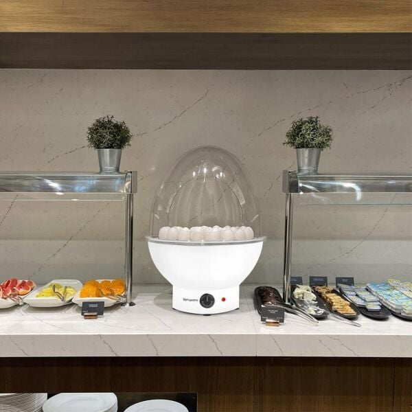 Güren Yumurta Isıtıcı Set 46x63 cm Beyaz