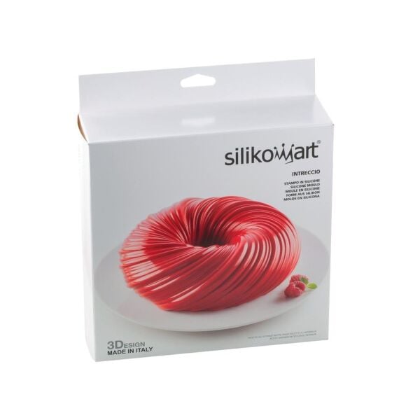 Silikomart Intreccio Örgü Silikon Pasta Kalıbı 21×7 cm – 20.384.13.0065