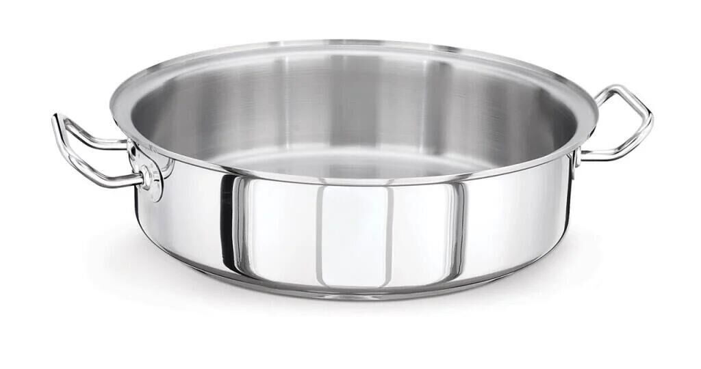 Kapp Çelik Çift Saplı Tava 45x12 cm