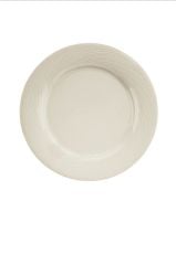 Kütahya Porselen Bone Sempre 21 cm Düz Tabak 12'li