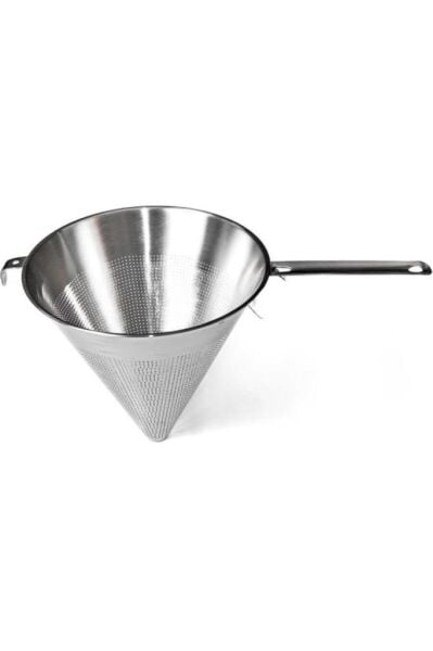 Biradlı Çin Külahı Süzgeç 20 Cm Paslanmaz Çelik Brd-510f