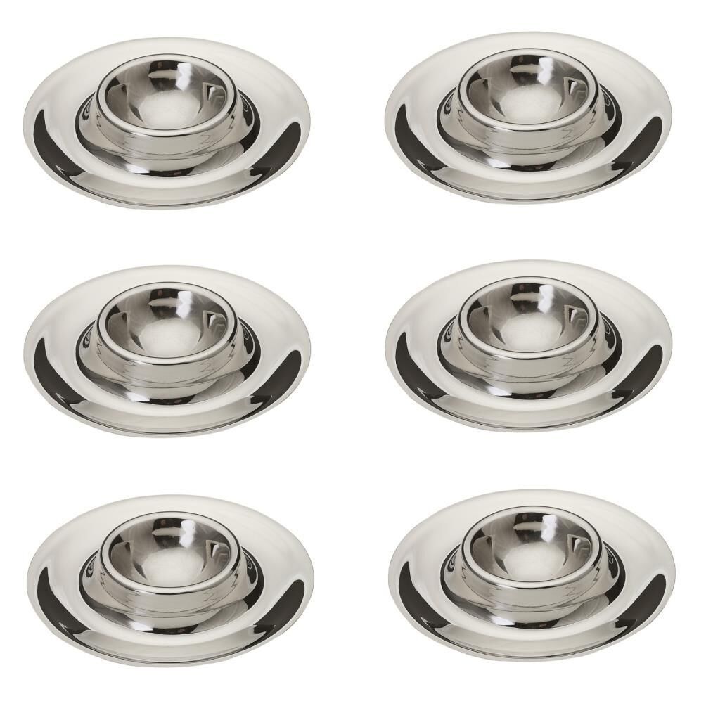 Güren Metal Paslanmaz Tabaklı Yumurtalık 6'lı Ø 7,8 cm