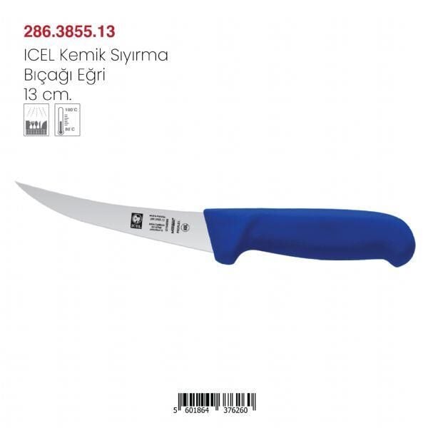 ICEL Eğri Kemik Sıyırma Bıçağı 13 cm