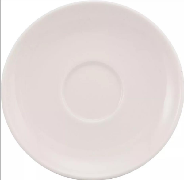 Kütahya Porselen Bone Lima Çay Tabağı Dekorsuz 12’li