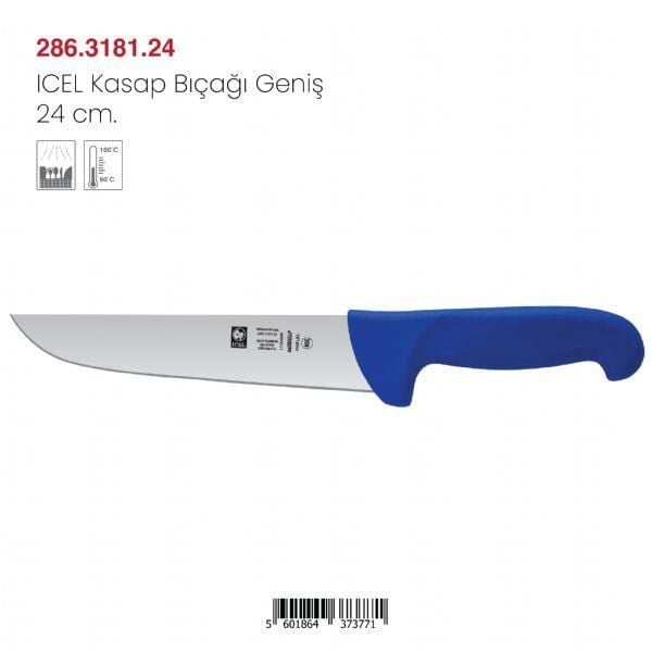 ICEL Geniş Kasap Bıçağı 24 cm
