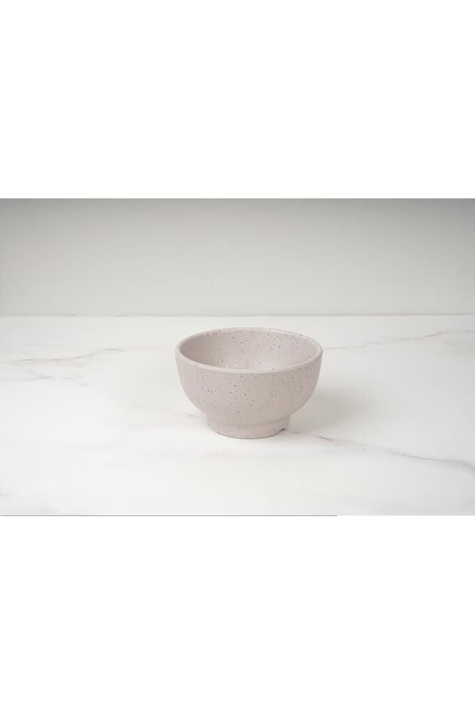 Globy Melamin Granit Görünümlü Kase Gri 12.8x12.8x7 cm