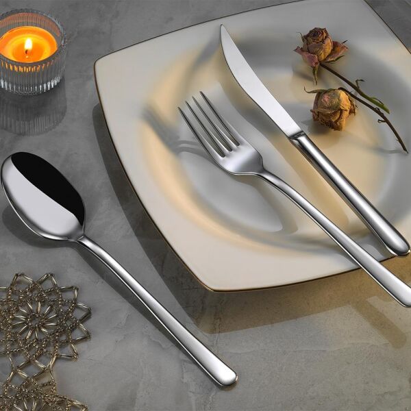 Lugga Defne Model 18/10 Çay Kaşığı 12'li