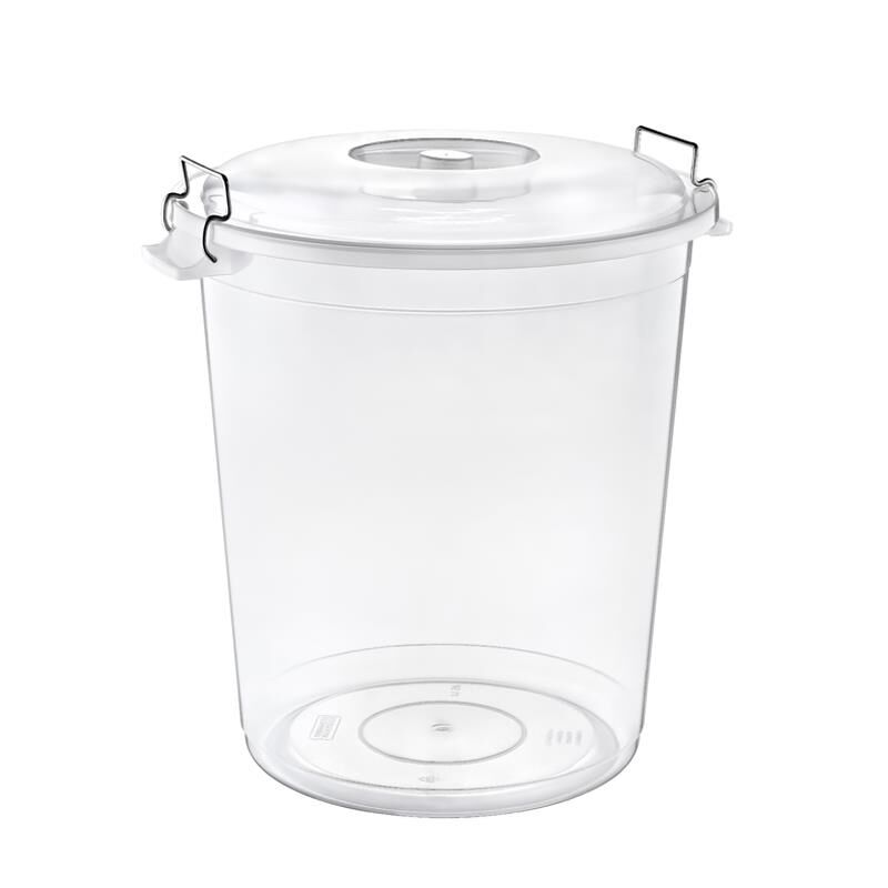 Hobby Life Plastik Şeffaf Kilitli Bakliyat Kovası 70 Litre