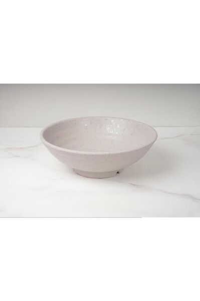 Globy Melamin Açık Büfe Granit Görünümlü Kase Gri 25.5x25.5x8.5 cm