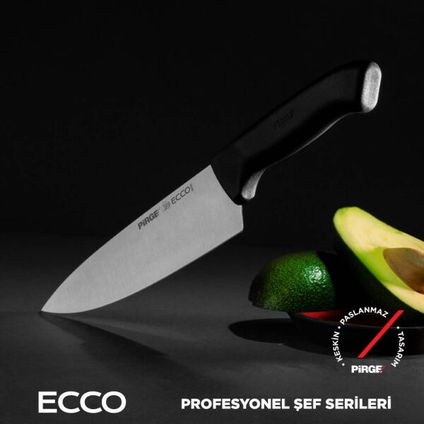 Pirge Ecco Şef Bıçağı 21 cm Siyah - 38161