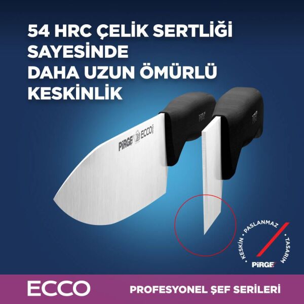 Pirge Ecco Şef Bıçağı 21 cm Siyah - 38161