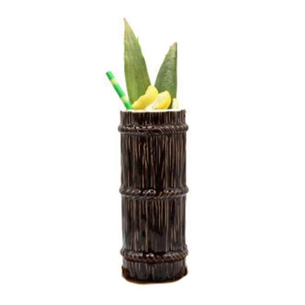Tiki Mug Bambu Örgülü Kokteyl & Meşrubat Bardağı 475 cc
