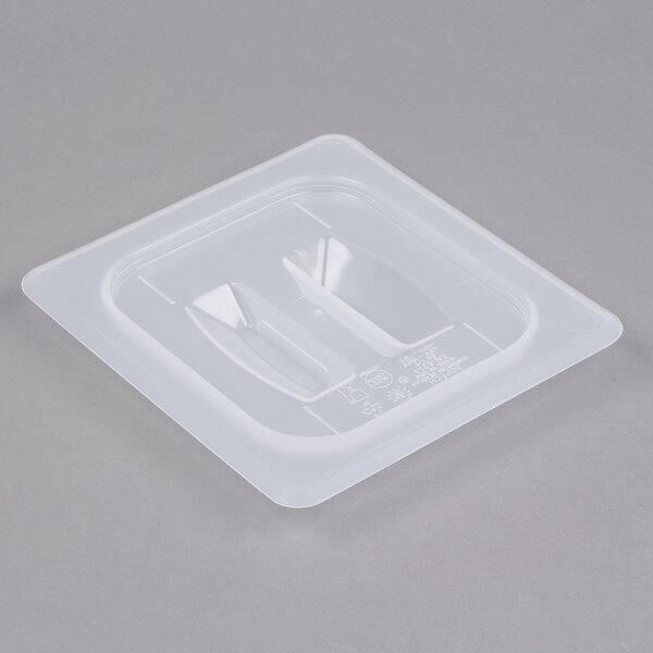 Cambro GN 1/6 Gastronom Kulplu Küvet Kapağı, Polipropilen Küvet Uyumlu - 60PPCH190