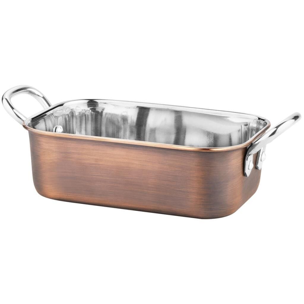 Öztiryakiler Gurmeaid Mini Dikdörtgen Tencere Antique Bakır 14.5×9.5×4.5 Cm – 9310.95379.00