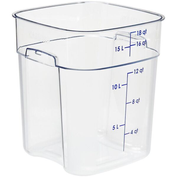 Cambro 18SFSPROCW135 Kare Saklama Kabı 17,2 L Şeffaf