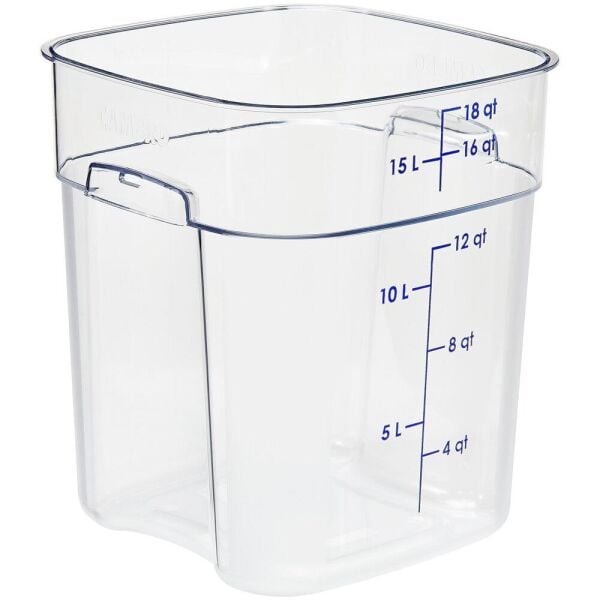 Cambro 18SFSPROCW135 Kare Saklama Kabı 17,2 L Şeffaf
