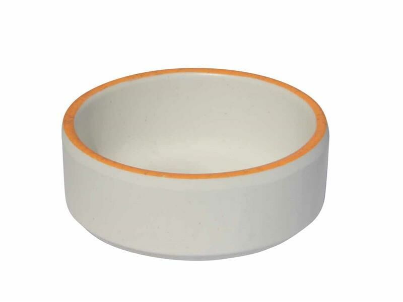 Globy Melamin Mini Yuvarlak Sos Kase Beyaz 8x8x3 cm 6'lı