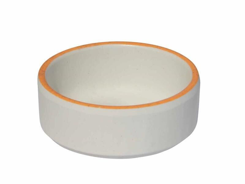 Globy Melamin Mini Yuvarlak Sos Kase Beyaz 8x8x3 cm 6'lı