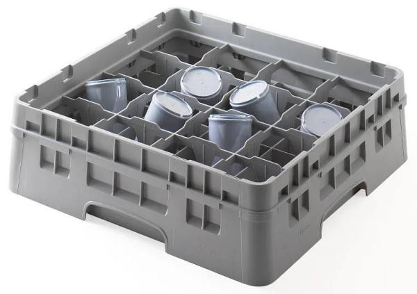 Cambro 16C414 16 Bölmeli Bardak Basketi H:10,7 cm