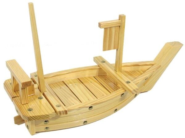 Globy Bambu Gemi Sushi Tabağı 90x32 cm