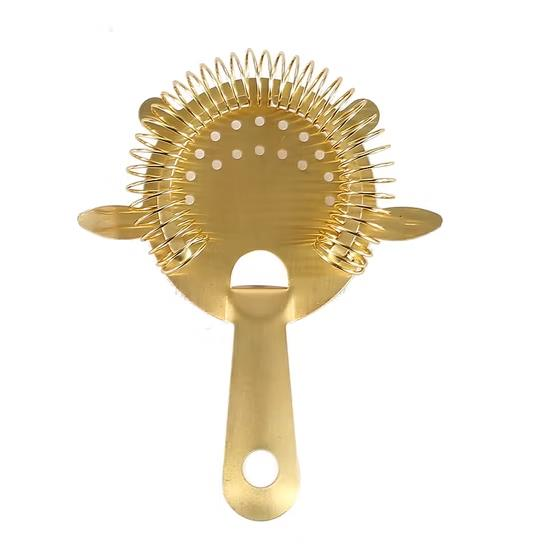 Globy Bar Kokteyl Süzgeci Altın