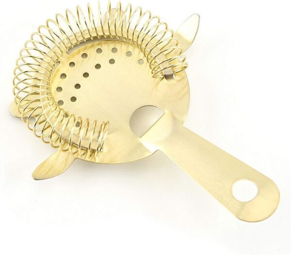 Globy Bar Kokteyl Süzgeci Altın