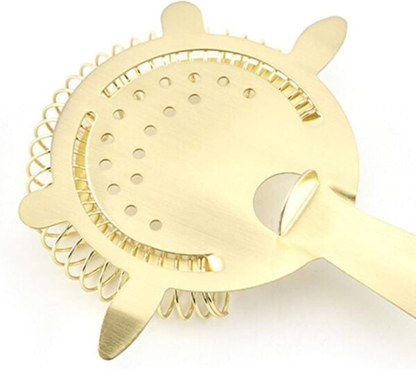 Globy Bar Kokteyl Süzgeci Altın