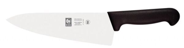 ICEL Şef Bıçağı, Geniş Ağızlı 20 cm Siyah