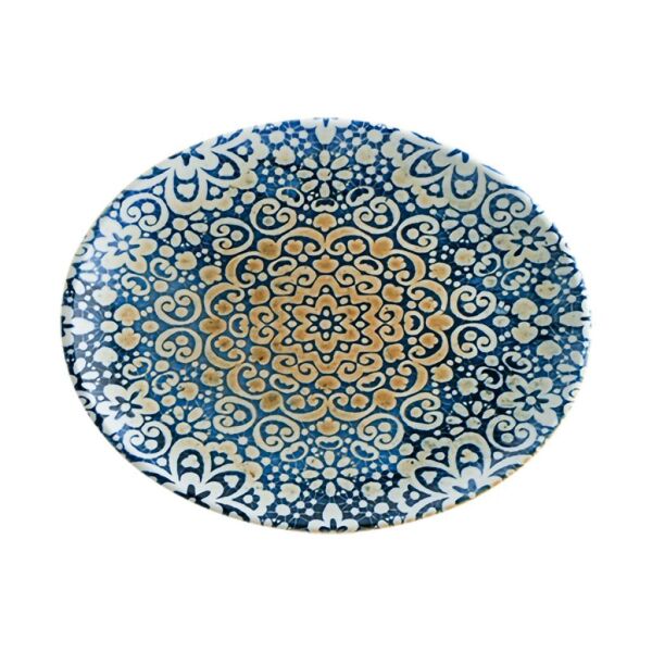 Bonna Porselen Alhambra Moove Oval Tabak 36x28 cm 6'lı