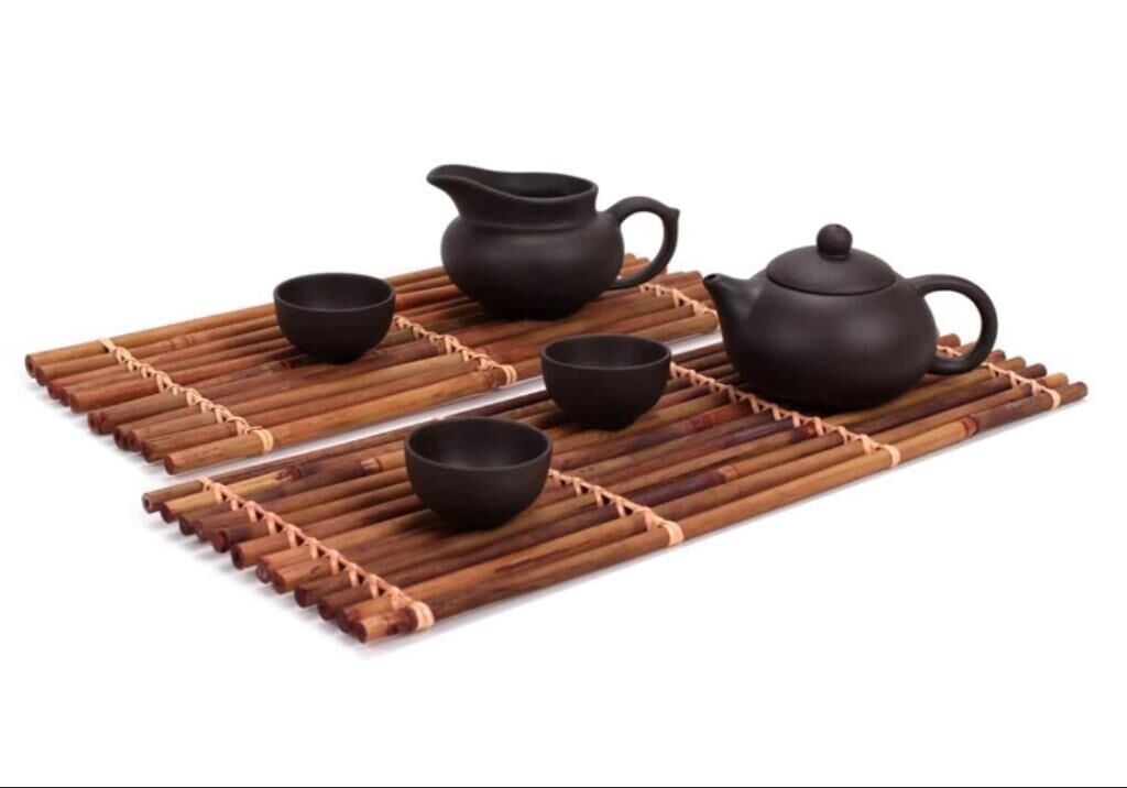 Globy Bambu Sushi Sunum, Servis Tepsisi 40x25 cm