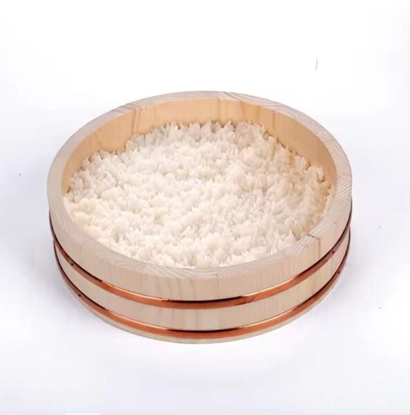 Globy Ahşap Suşi Pirinç Karıştırma Kasesi, Teknesi 39 cm