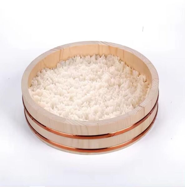 Globy Ahşap Suşi Pirinç Karıştırma Kasesi, Teknesi 39 cm