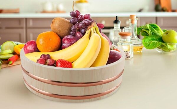 Globy Ahşap Suşi Pirinç Karıştırma Kasesi, Teknesi 39 cm