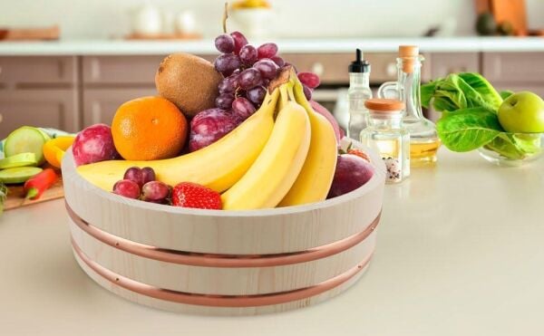 Globy Ahşap Suşi Pirinç Karıştırma Kasesi, Teknesi 39 cm