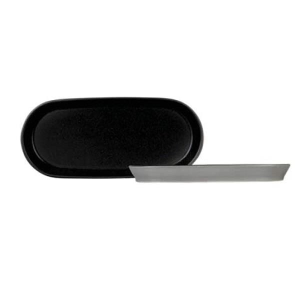 Kütahya Porselen Lagom Dark Stone Kayık Tabak 14 cm 6’lı