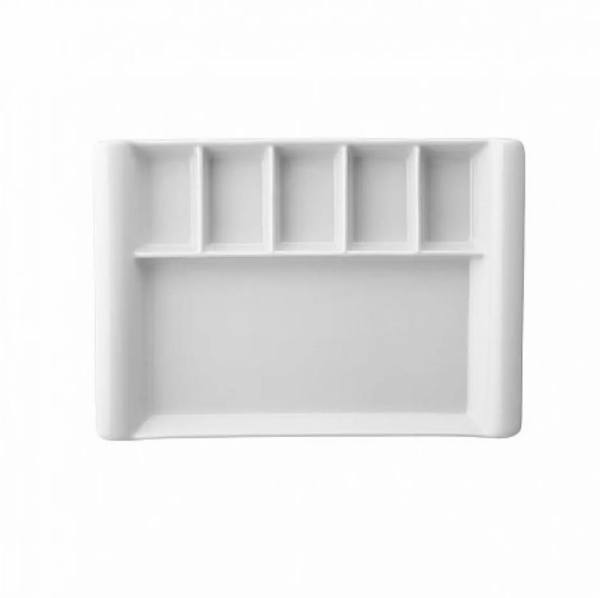 Kütahya Porselen Tavola 6 Bölmeli 31x22 cm Kahvaltı Tabağı / Tepsisi