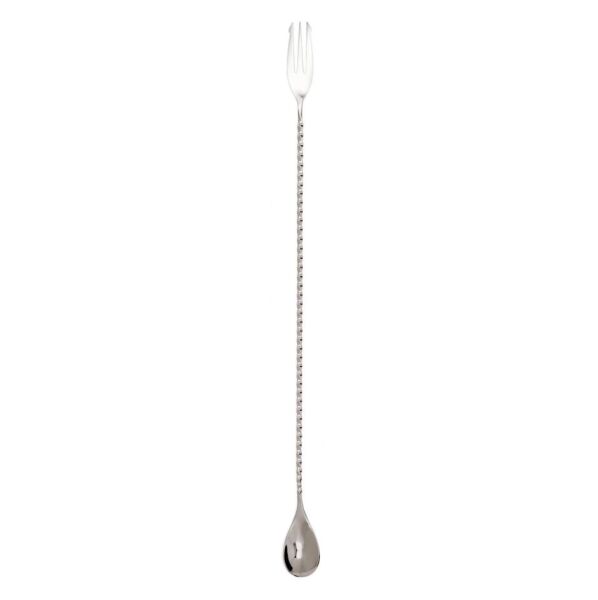 Globy Burgulu-Çatallı Bar Kaşık 50 cm