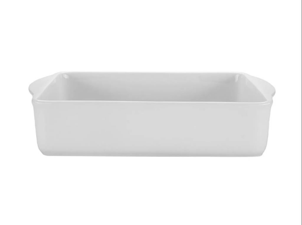 Porland Beyaz Fırın Kabı 38 cm