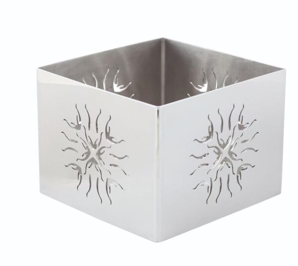 Aryıldız Kare Nirvana Desen Açıkbüfe Teşhir Yükseltici, 16x16 cm