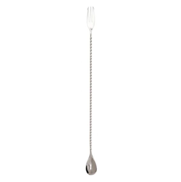 Globy Burgulu-Çatallı Bar Kaşık 40 cm