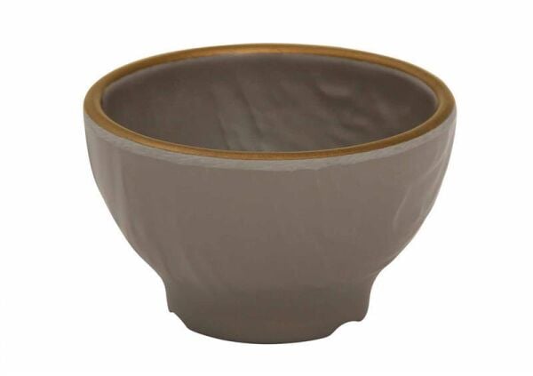 Globy Melamin Mini Yuvarlak Sos Kase Gold 9,3x5,6 cm 6'lı