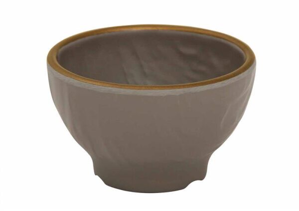 Globy Melamin Mini Yuvarlak Sos Kase Gold 9,3x5,6 cm 6'lı