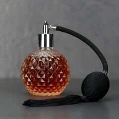 Globy Dekor Cam Parfüm Şişesi Atomizer