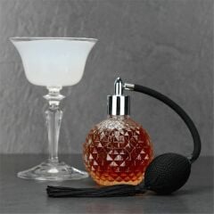 Globy Dekor Cam Parfüm Şişesi Atomizer